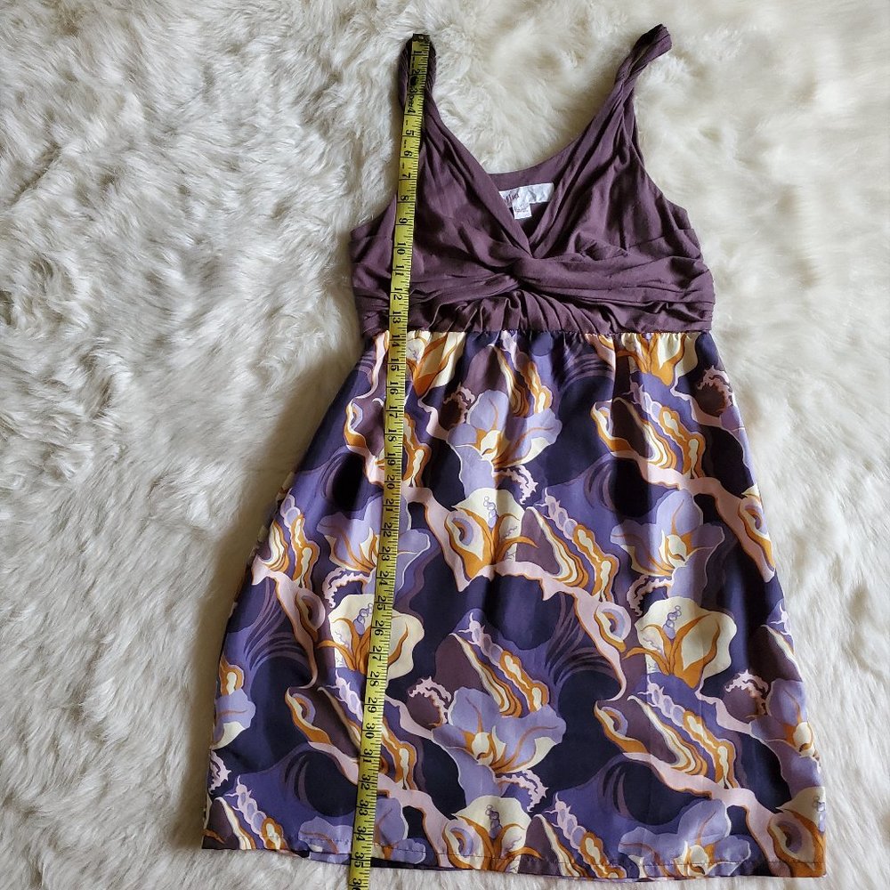 Anthropologie Lilka Silk Twist Detail Dress Medium - Picture 16 of 16